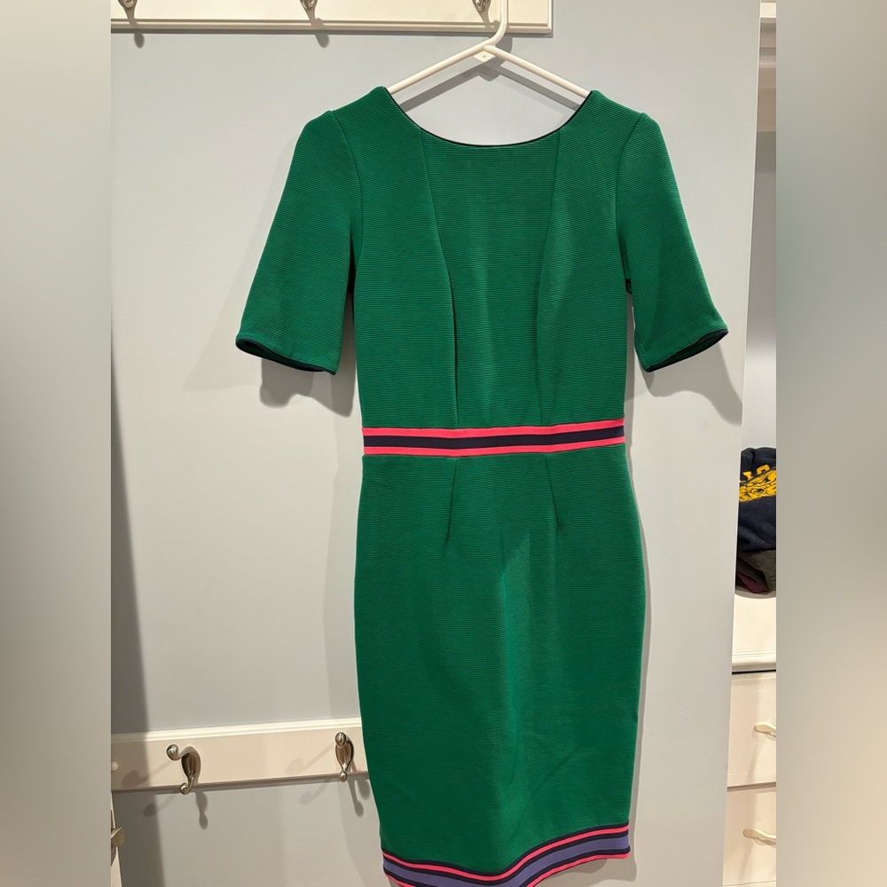 Boden green knee length ponte material